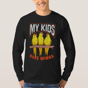 My Kids Have Wings Pet Sitting Pet Birds T-Shirt