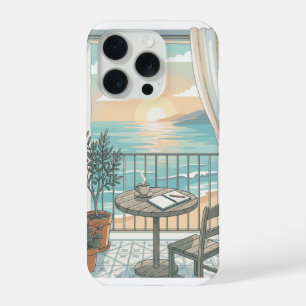 My Kind Of Morning   Cosy Coffee Sunrise Balcony A iPhone 15 Pro Case
