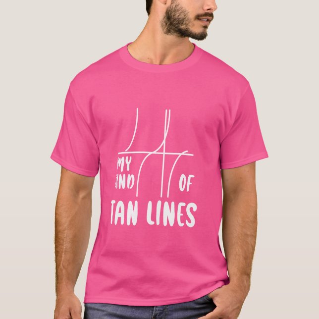My Kind Of Tan Lines Math Geek Summer --- T-Shirt (Front)