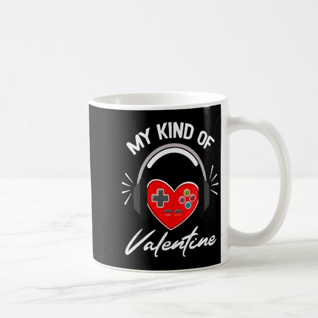 My Kind Valentine Gamer Valentines Day Gaming Boy  Coffee Mug (Right)
