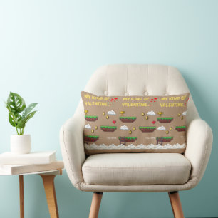 My Kind Valentine Gamer Valentines Day Gaming Lumbar Cushion