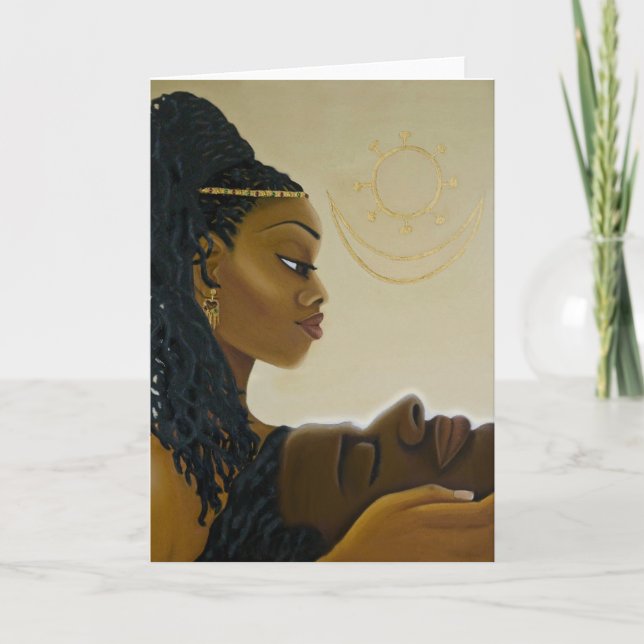 My King blank greeting card by Cezanne (Front)