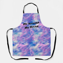 "My Kitchen, My Rules" All-Over Print Apron