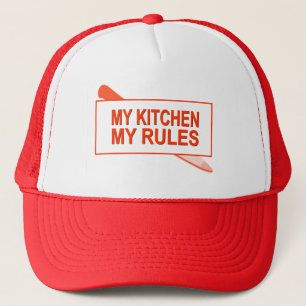 My Kitchen. My Rules. Fun Design for Kitchen Boss Trucker Hat