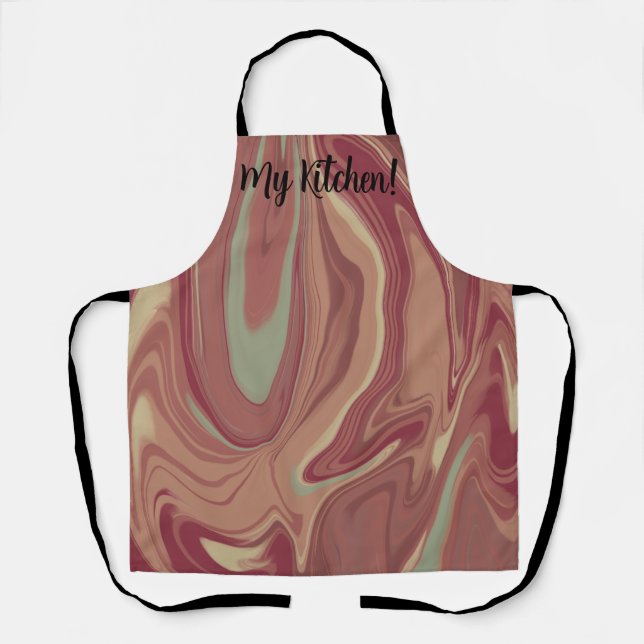 My Kitchen oranje Apron (Front)