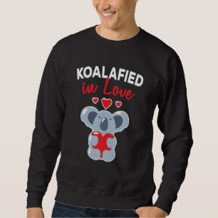 My Koala Bear Is My Valentine Cupid Heart Valentin Sweatshirt
