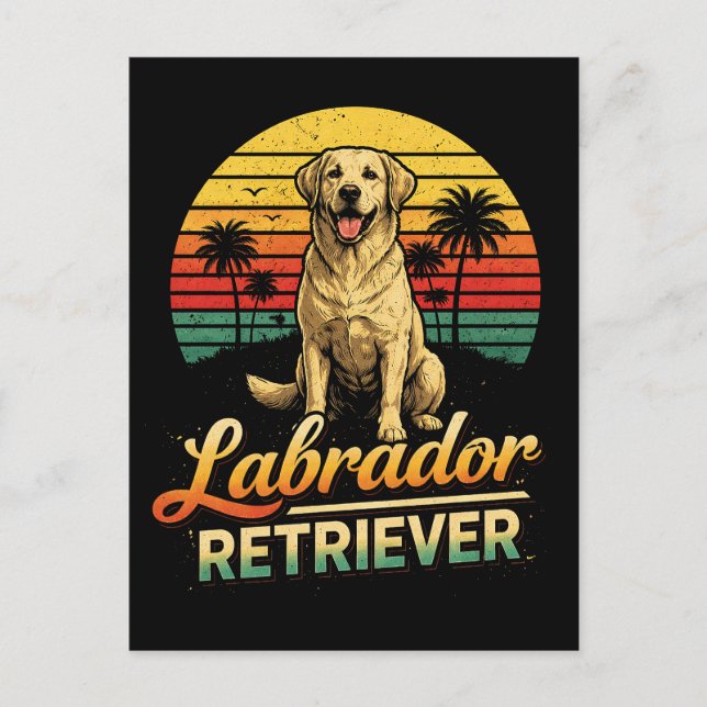 My Labrador Retriever Postcard (Front)