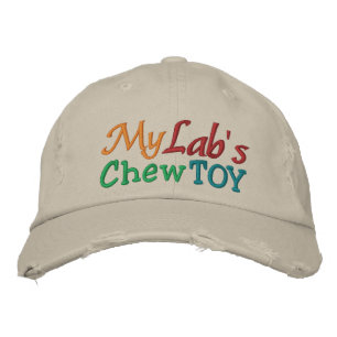 My Lab's Chew Toy Cap by SRF
