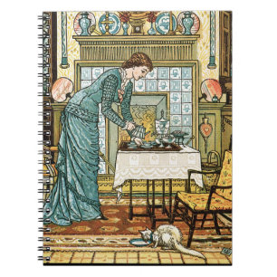 My Lady's Chamber, frontispiece to 'The House Beau Spiral Notebook