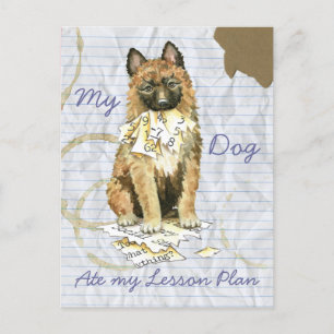 My Laekenois Ate My Lesson Plan Postcard
