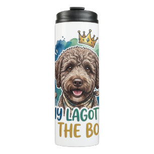 My Lagotto Is The Boss Travel Mug Thermal Tumbler
