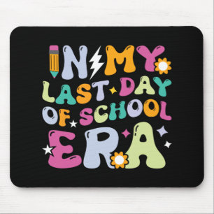 My Last Day Of School Era Kids Groovy Teachers Boy Mouse Pad