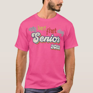 My Last First Day Senior 2023 Back To School Vinta T-Shirt