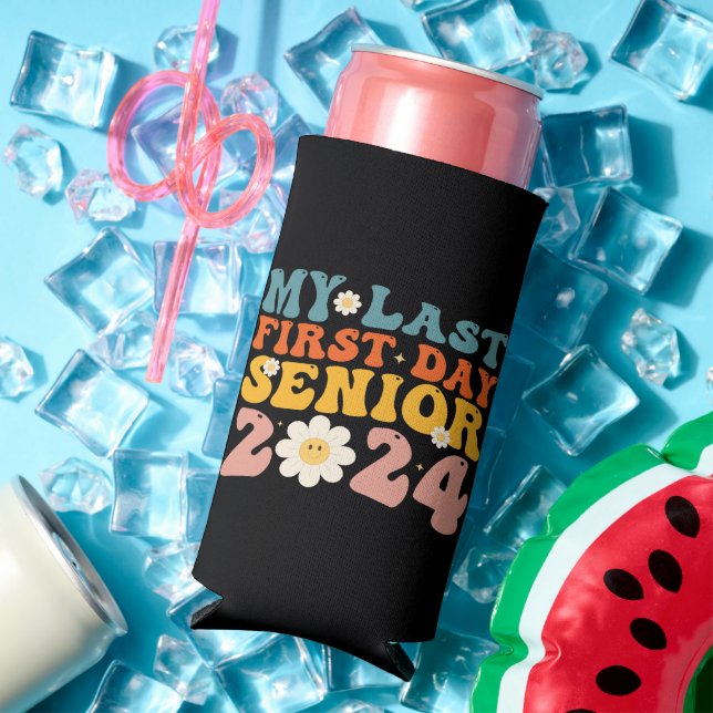 My Last First Day Senior Class of 2024 Seltzer Can Cooler (In Situ Summer)