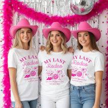 My Last Rodeo Personalised Pink Bachelorette Party