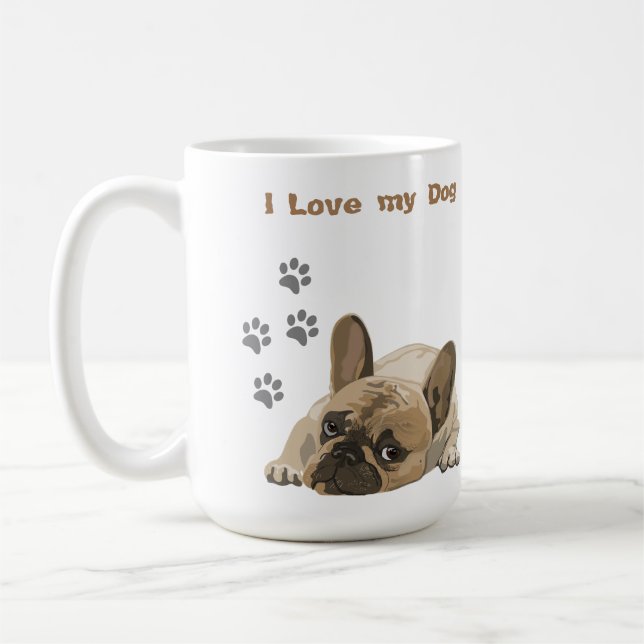 My lazy dog coffee mug (Left)