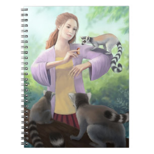 My Lemur Friends Spiral Notebook