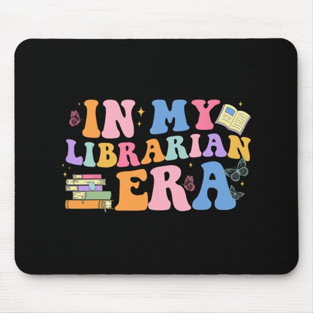 My Librarian Era Last Day Of School Back To School Mouse Pad (Front)