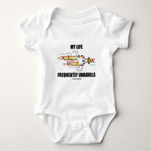 My Life Frequently Unravels (DNA Replication) Baby Bodysuit