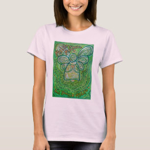 My Life Green Cancer Angel T-Shirt (Front)