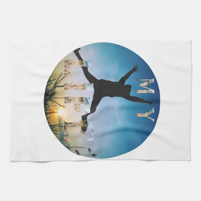 My Life – Inspirational Nature Design Apron Tea Towel (Horizontal)