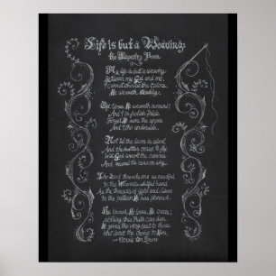 My Life is but a Weaving Poster