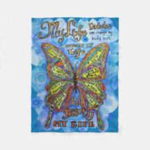 My Life, My Choice" Diabetes Custom Blanket