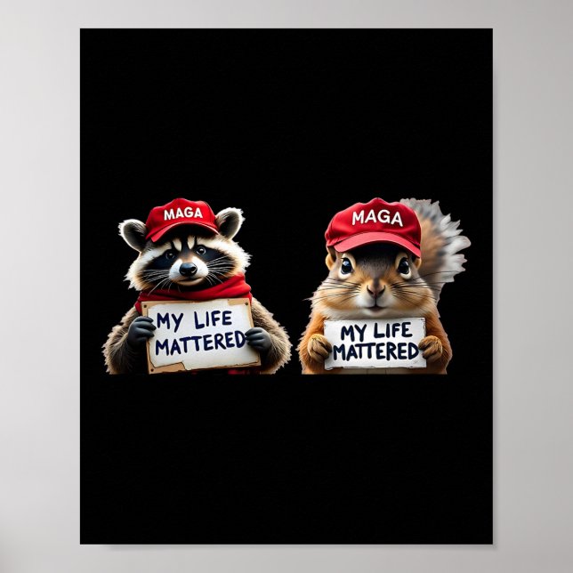 My Life Problemed Peanut Justice P-nut Squirrel Fr Poster (Front)