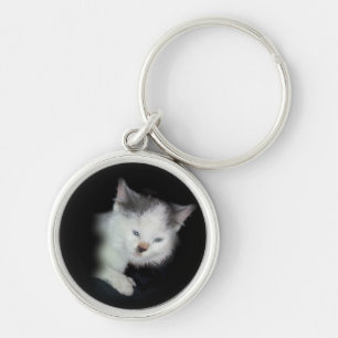 My lil Kitten Keychain- personalise Key Ring