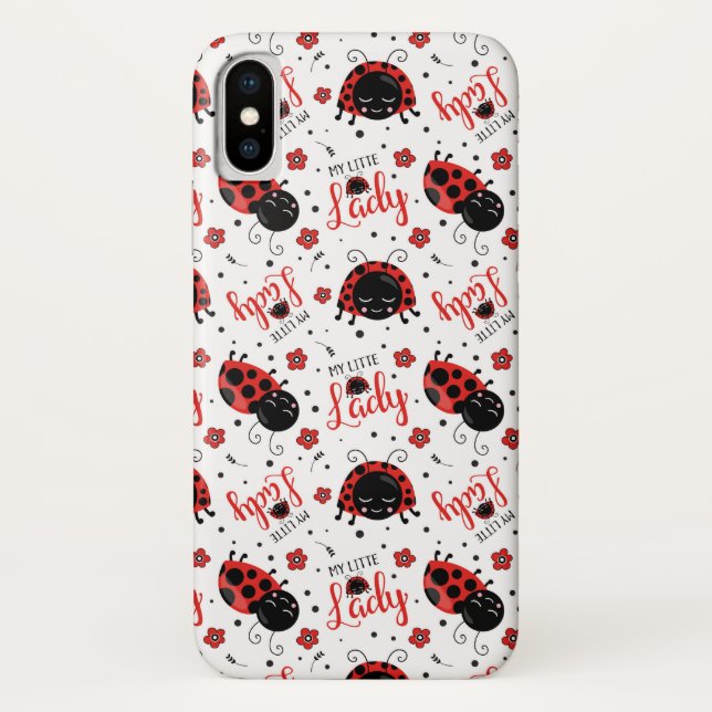 My lil Lady -Mate Barely iPhone X Case (Back)