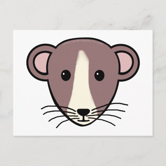 My Lil Rattie Postcard (Front)