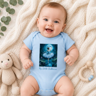 My Little Ballerina Baby Bodysuit
