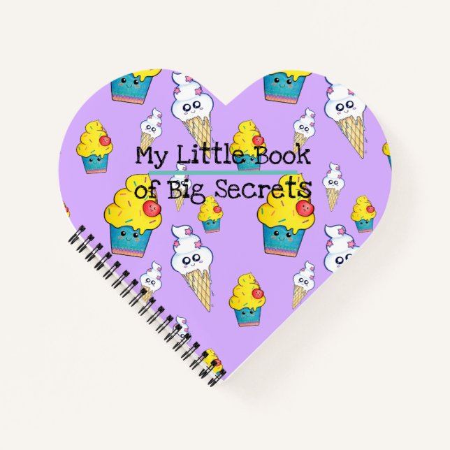 My Little Book Of Big Secrets, Ice Cream Cupcake (Front)