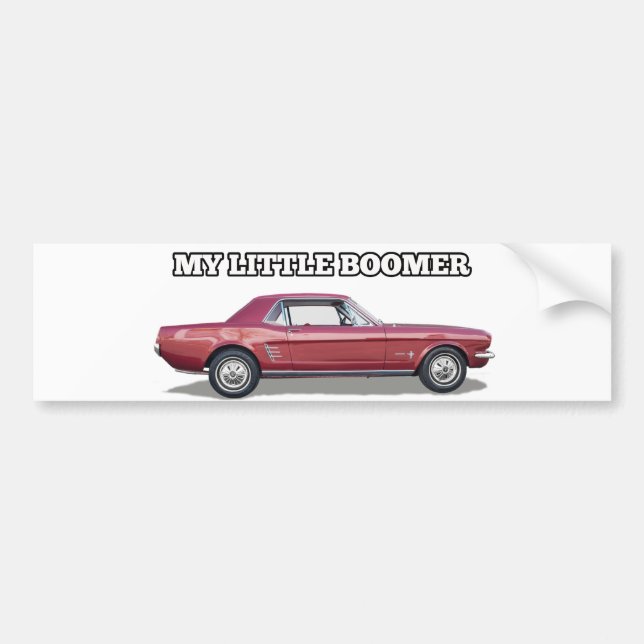 My Little Boomer Bumper Sticker (Front)