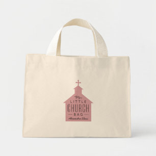 My little church bag cute pink kid's tiny tote