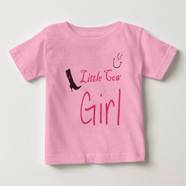My Little cow girl Baby T-Shirt (Front)