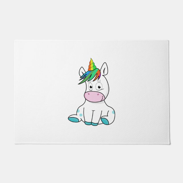My little cute Unicorn Doormat (Front)