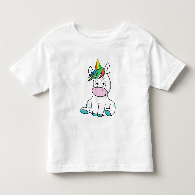My little cute Unicorn Toddler T-Shirt (Front)