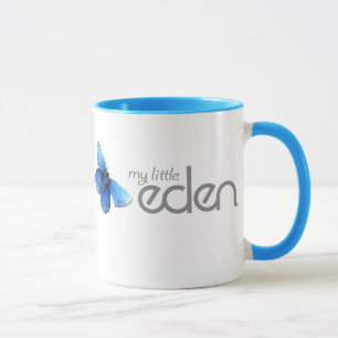 my little eden blue butterfly mug