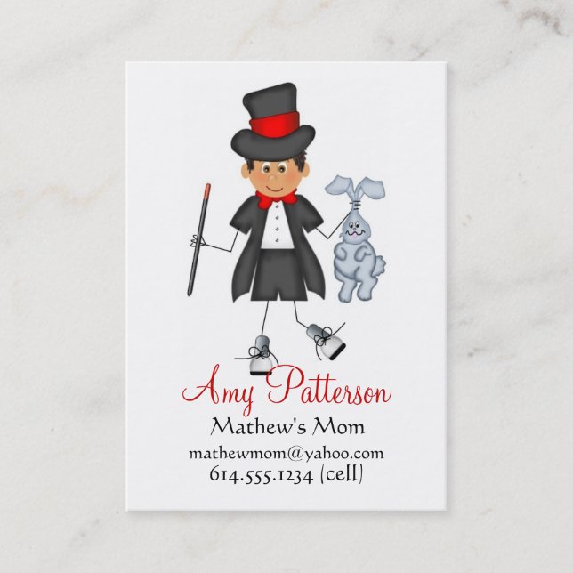 My Little Future Magician Mummy Cards (Front)