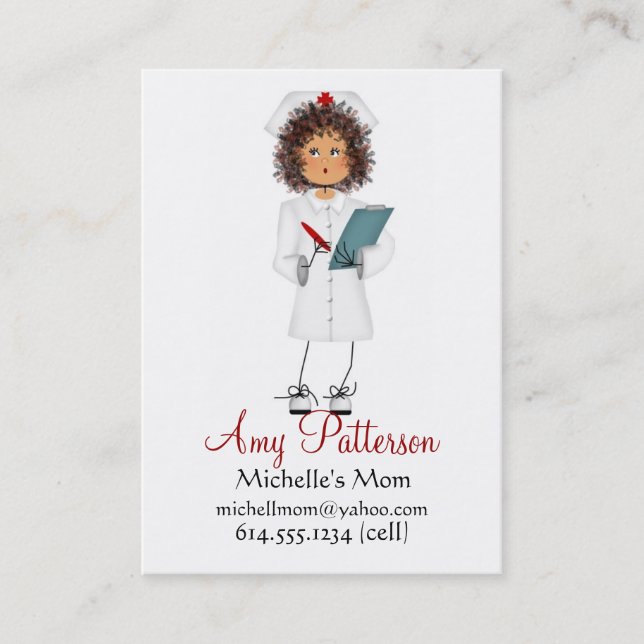 My Little Future Nurse Mummy Cards (Front)