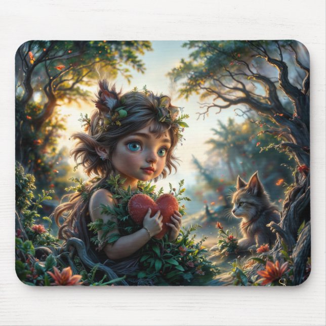 My little heart mouse pad (Front)