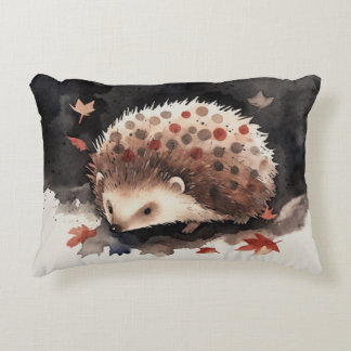 My little hedgehog friend "Dwarden" Decorative Cushion