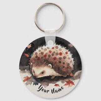 My little hedgehog friend "Dwarden" Key Ring