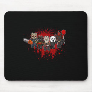 My Little Horror Crew - Halloween Black Cat Mouse Pad