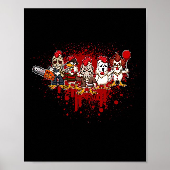 My Little Horror Crew - Halloween Chicken  Poster (Front)