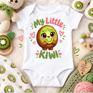 My Little Kiwi Cute Kawaii Fruit Baby Bodysuit