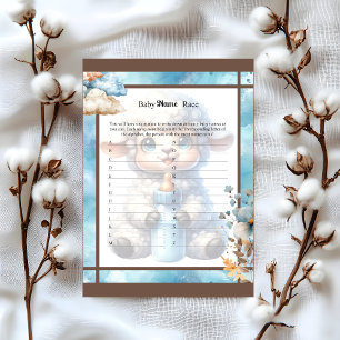 My Little Lamb_ Baby Name Race Game Custom Letterhead
