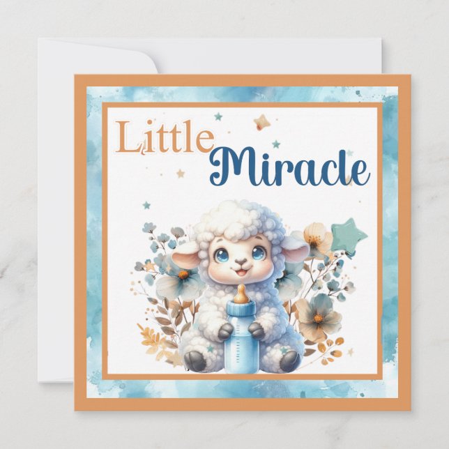 My Little Lamb Holiday Card (Front)