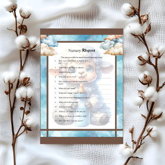 My Little Lamb_ Nursery Rhymes Custom Letterhead